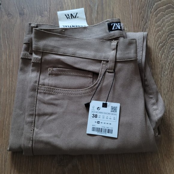 NWT! Zara denim pants size 38 - Picture 8 of 8